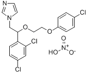 1-(2-(2-(4-Chlorophenoxy)ethoxy)-2-(2,4-dichlorophenyl)ethyl)-1H-imida zole nitrate CAS#: 71821-41-5
