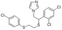 1-(2-((2-((4-Chlorophenyl)thio)ethyl)thio)-2-(2,4-dichlorophenyl)ethyl )-1H-imidazole CAS#: 71821-27-7