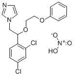 1-(2-(2,4-Dichlorophenyl)-2-(2-phenoxyethoxy)ethyl)-1H-imidazole nitra te CAS#: 71821-39-1