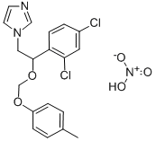 1-(2-(2,4-Dichlorophenyl)-2-((4-methylphenoxy)methoxy)ethyl)-1H-imidaz ole nitrate CAS#: 71821-03-9