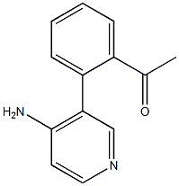 1-(2-(4-aMinopyridin-3-yl)phenyl)ethanone CAS#: 1258610-21-7