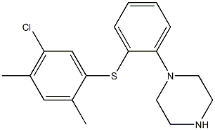 1-[2-[(5-chloro-2,4-diMethylphenyl)thio]phenyl]- Piperazine CAS#: 1240670-87-4