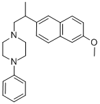 1-(2-(6-Methoxy-2-naphthalenyl)propyl)-4-phenylpiperazine CAS#: 72278-73-0