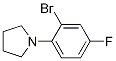 1-(2-BroMo-4-fluorophenyl)pyrrolidine CAS#: 1355246-96-6