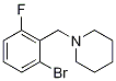 1-[(2-BroMo-6-fluorophenyl)Methyl]piperidine CAS#: 1355247-68-5