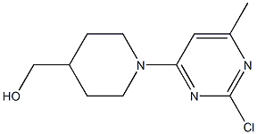 [1-(2-Chloro-6-methyl-pyrimidin-4-yl)-piperidin-4-yl]-methanol CAS#: 1247103-30-5