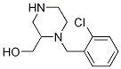1-[(2-Chlorophenyl)Methyl]-2-piperazineMethanol CAS#: 1267910-86-0