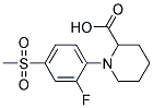1-[2-FLUORO-4-(METHYLSULFONYL)PHENYL]PIPERIDINE-2-CARBOXYLIC ACID CAS#: 1219382-82-7