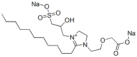 1-[2-[(Sodiooxycarbonyl)methoxy]ethyl]-4,5-dihydro-3-[2-hydroxy-3-(sodiosulfo)propyl]-2-undecyl-1H-imidazol-3-ium CAS#: 70892-78-3