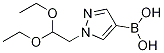 1-(2,2-Diethoxyethyl)-1H-pyrazol-4-ylboronic acid CAS#: 1217501-20-6