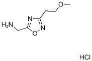 1-[3-(2-methoxyethyl)-1,2,4-oxadiazol-5-yl]methanamine(SALTDATA: HCl) CAS#: 1119451-09-0