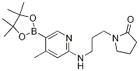 1-(3-(4-Methyl-5-(4,4,5,5-tetraMethyl-1,3,2-dioxaborolan-2-yl)pyridin-2-ylaMino)propyl)pyrrolidin-2-one CAS#: 1351380-85-2