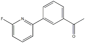 1-(3-(6-fluoropyridin-2-yl)phenyl)ethanone CAS#: 1245642-55-0