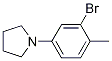 1-(3-Bromo-4-methylphenyl)pyrrolidine CAS#: 1215917-98-8