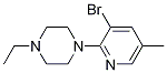 1-(3-Bromo-5-methylpyridin-2-yl)-4-ethylpiperazine CAS#: 1187386-39-5