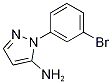 1-(3-Bromophenyl)-1H-pyrazol-5-amine CAS#: 72194-28-6
