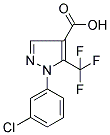 1-(3-CHLOROPHENYL)-5-(TRIFLUOROMETHYL)-1H-PYRAZOLE-4-CARBOXYLIC ACID CAS#: 1351527-65-5