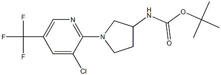 [1-(3-Chloro-5-trifluoroMethyl-pyridin-2-yl)-pyrrolidin-3-yl]-carbaMic acid tert-butyl ester CAS#: 1354448-68-2