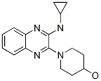 1-(3-CyclopropylaMino-quinoxalin-2-yl)-piperidin-4-ol, 98+% C16H20N4O, 分子量 284.36 CAS#: 1146080-49-0