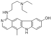 1-((3-(Diethylamino)propyl)amino)-5-methyl-6H-pyrido(4,3-b)carbazol-9- ol CAS#: 72238-04-1