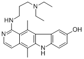 1-((3-(Diethylamino)propyl)amino)-5,11-dimethyl-6H-pyrido(4,3-b)carbaz ol-9-ol CAS#: 72238-05-2