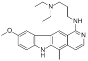 1-((3-(Diethylamino)propyl)amino)-9-methoxy-5-methyl-6H-pyrido(4,3-b)c arbazozle CAS#: 72238-00-7