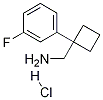 (1-(3-Fluorophenyl)cyclobutyl)MethanaMine hydrochloride CAS#: 1228880-30-5