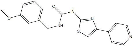 1-(3-Methoxybenzyl)-3-(4-(pyridin-4-yl)thiazol-2-yl)urea CAS#: 1342276-76-9