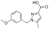 1-(3-Methoxybenzyl)-5-Methyl-1H-pyrazole-3-carboxylic acid CAS#: 1368655-89-3