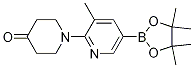 1-(3-Methyl-5-(4,4,5,5-tetraMethyl-1,3,2-dioxaborolan-2-yl)pyridin-2-yl)piperidin-4-one CAS#: 1351206-33-1