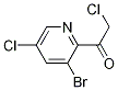 1-(3-broMo-5-chloropyridin-2-yl)-2-chloroethanone CAS#: 1384264-88-3