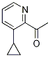 1-(3-cyclopropylpyridin-2-yl)ethanone CAS#: 1256785-35-9