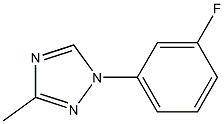 1-(3-fluorophenyl)-3-methyl-1H-1,2,4-triazole CAS#: 1245643-63-3