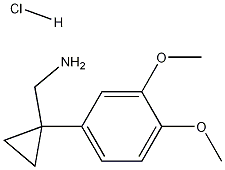 (1-(3,4-dimethoxyphenyl)cyclopropyl)methanamine hydrochloride CAS#: 1208550-10-0