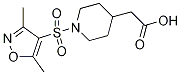 {1-[(3,5-dimethylisoxazol-4-yl)sulfonyl]piperidin-4-yl}acetic acid CAS#: 1082501-00-5