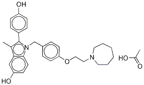 1-[[4-[2-(Hexahydro-1H-azepin-1-yl)(ethoxy-d4)]phenyl]Methyl]-2-(4-hydroxyphenyl)-3-Methyl- CAS#: 1133695-49-4
