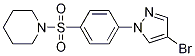 1-(4-(4-Bromopyrazol-1-yl)phenylsulfonyl)piperidine CAS#: 1199773-17-5