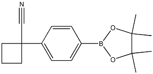 1-[4-(4,4,5,5-Tetramethyl-[1,3,2]dioxaborolan-2-yl)-phenyl]-cyclobutanecarbonitrile CAS#: 1245831-55-3