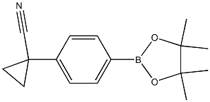1-[4-(4,4,5,5-Tetramethyl-[1,3,2]dioxaborolan-2-yl)-phenyl]-cyclopropanecarbonitrile CAS#: 1206641-31-7
