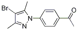 1-(4-Acetylphenyl)-4-bromo-3,5-dimethylpyrazole CAS#: 1187385-98-3