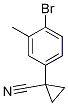 1-(4-BroMo-3-Methylphenyl)cyclopropane-1-carbonitrile CAS#: 1314760-71-8