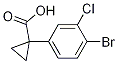 1-(4-BroMo-3-chlorophenyl)cyclopropane-1-carboxylic acid CAS#: 1314789-82-6