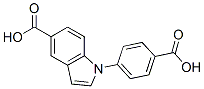 1-(4-Carboxyphenyl)-1H-indole-5-carboxylic acid CAS#: 71935-16-5