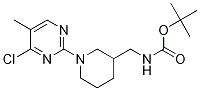 [1-(4-Chloro-5-methyl-pyrimidin-2-yl)-piperidin-3-ylmethyl]-carbamic acid tert-butyl ester CAS#: 1289388-19-7