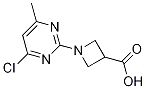 1-(4-Chloro-6-methyl-pyrimidin-2-yl)-azetidine-3-carboxylic acid CAS#: 1289385-54-1