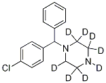 1-[(4-Chlorophenyl)phenylmethyl]-piperazine-D8 CAS#: 1189925-23-2