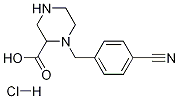 1-(4-Cyano-benzyl)-piperazine-2-carboxylic acid hydrochloride CAS#: 1353943-77-7