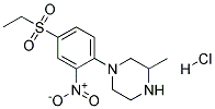 1-[4-(ETHYLSULFONYL)-2-NITROPHENYL]-3-METHYLPIPERAZINE HYDROCHLORIDE CAS#: 1172106-55-6