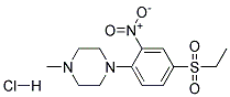 1-[4-(ETHYLSULFONYL)-2-NITROPHENYL]-4-METHYLPIPERAZINE HYDROCHLORIDE CAS#: 1170982-65-6