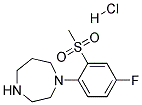 1-[4-FLUORO-2-(METHYLSULFONYL)PHENYL]HOMOPIPERAZINE HYDROCHLORIDE CAS#: 1185015-65-9